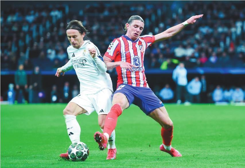 马德里竞技小胜取得关键三分