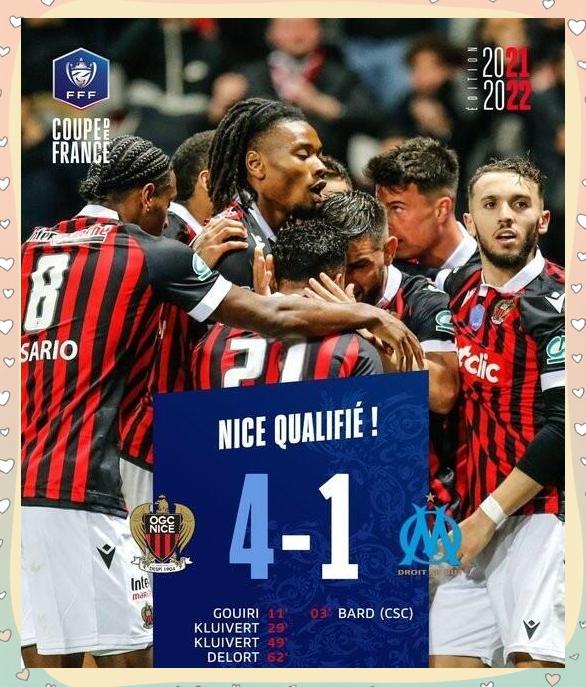 尼斯击败图卢兹，继续保持法国联赛不败纪录的简单介绍